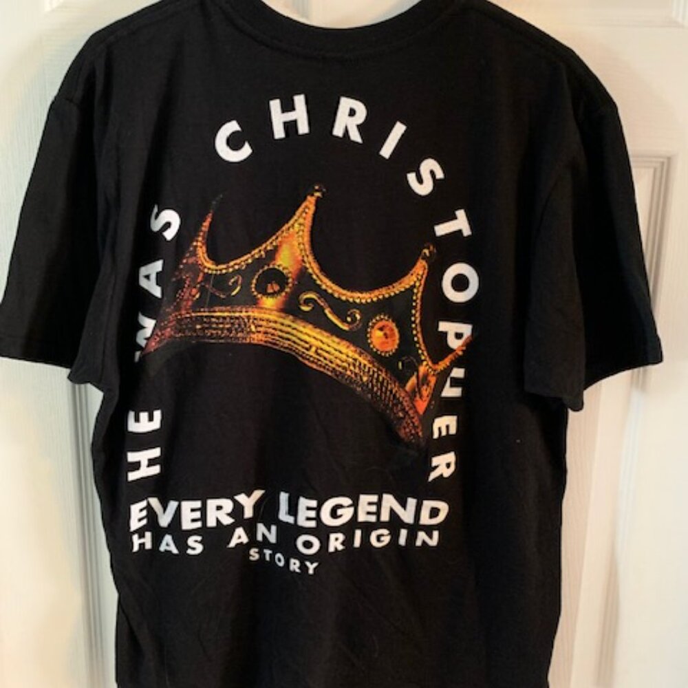 The Notorious B.I.G.  BAND     "he was christopher" mens tee